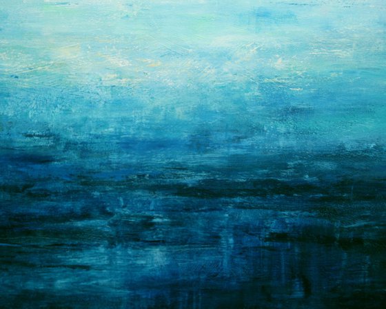 Abstract blue ocean