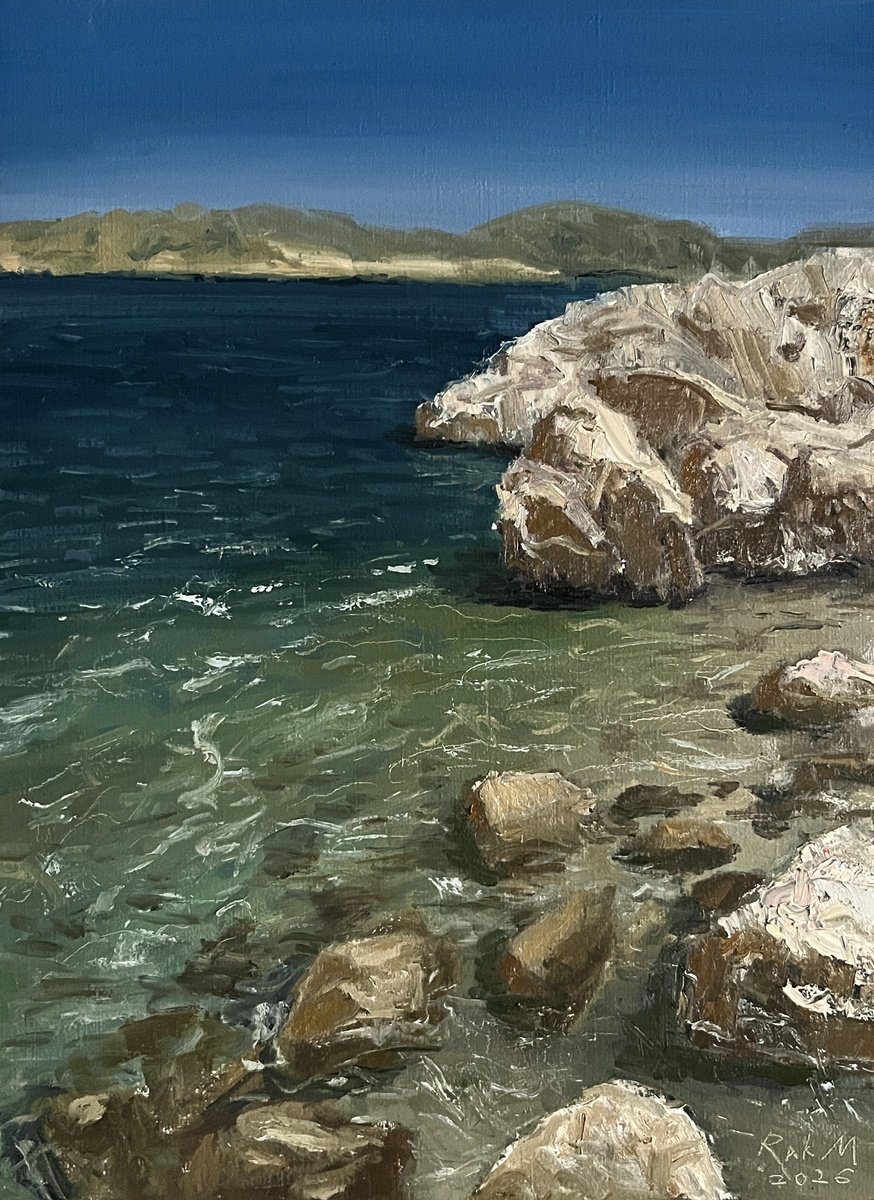 Warm Coast By Michael Rak, 12 X 16, Artwork For Sale On Artfinder