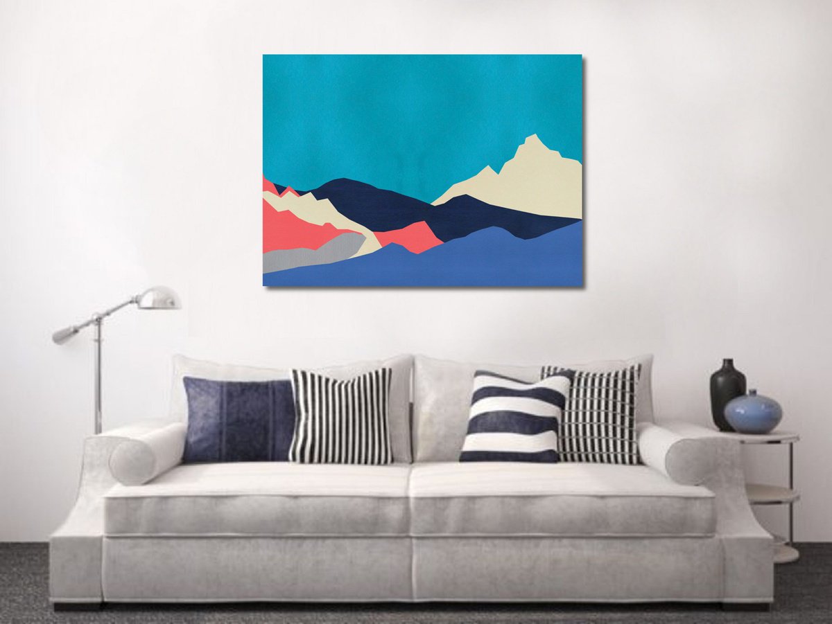 Silent Ridges #02 By Marina Krylova, 43 X 31, Artwork For Sale On Artfinder