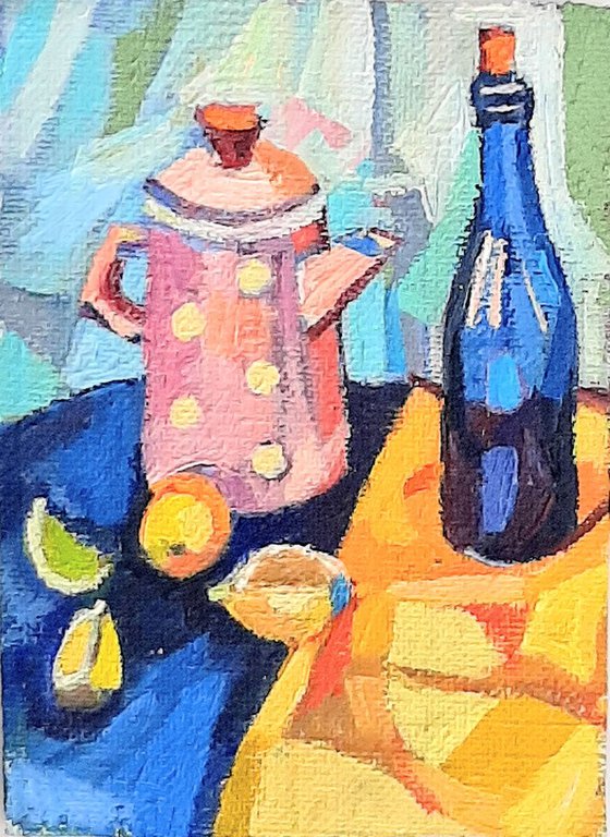 Still life with lemons I