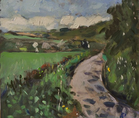 The Road to Burpham.