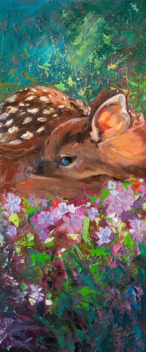 Solitude Serene Fawn Repose by VICTO