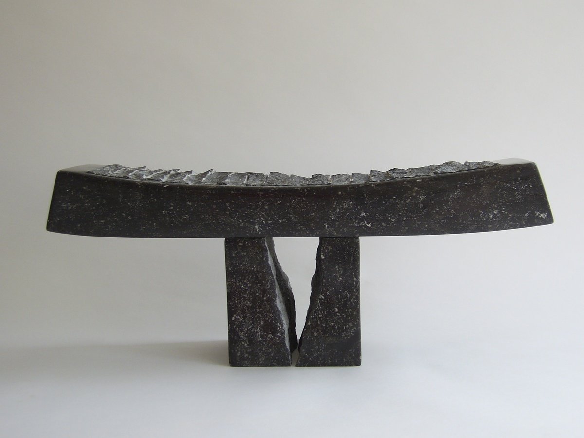 Abstract Stone Sculpture By Fieke De Roij, 23 X 9, Offer I, Original Artwork