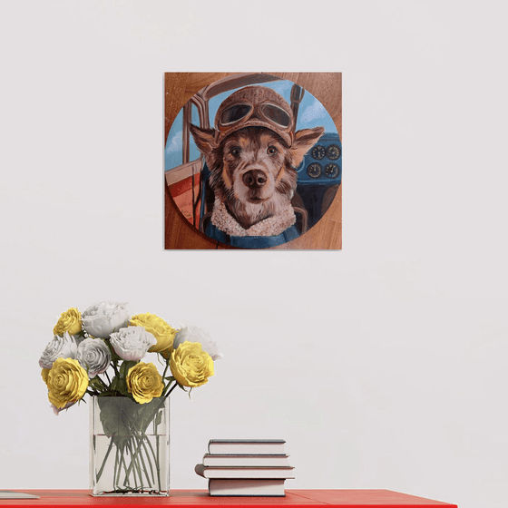 My little friend in flight