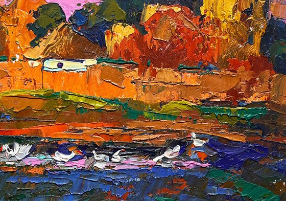 Evening by the lake