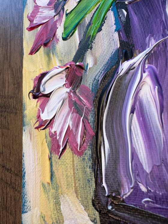 Abstract flowers acrylic