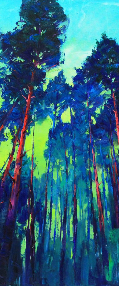 Pine Forest by Sergei Chernyakovsky
