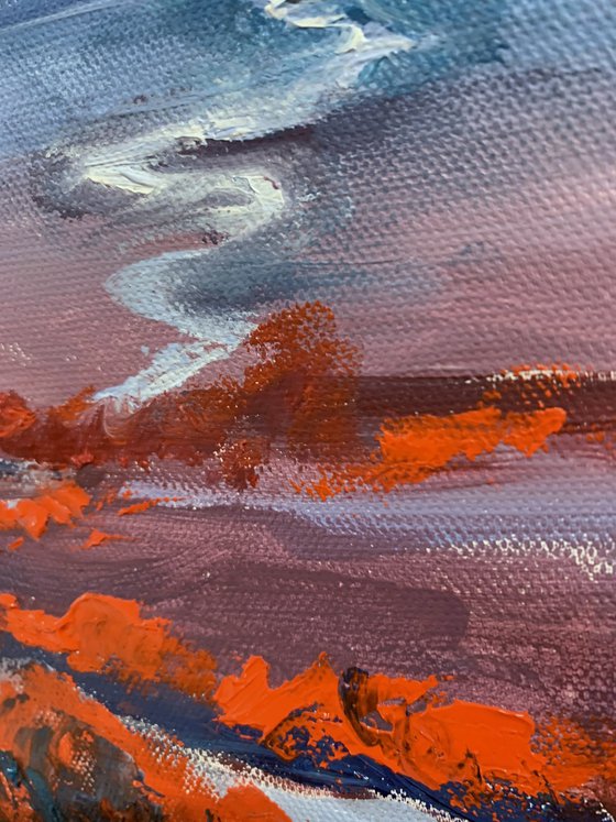Crimson Tidal Sunset.