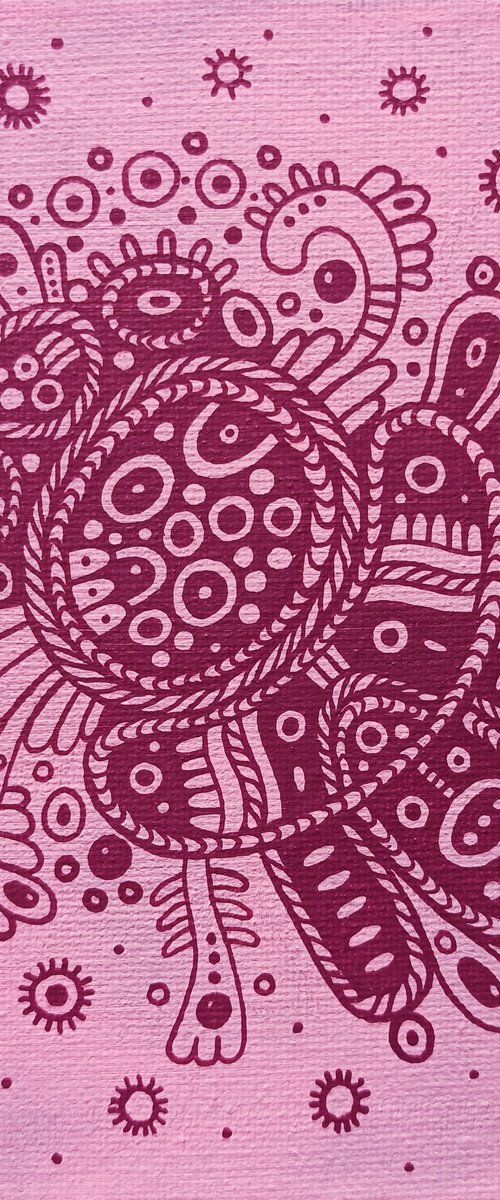 Surreal Pattern n.13 - Creature by Veronika Demenko