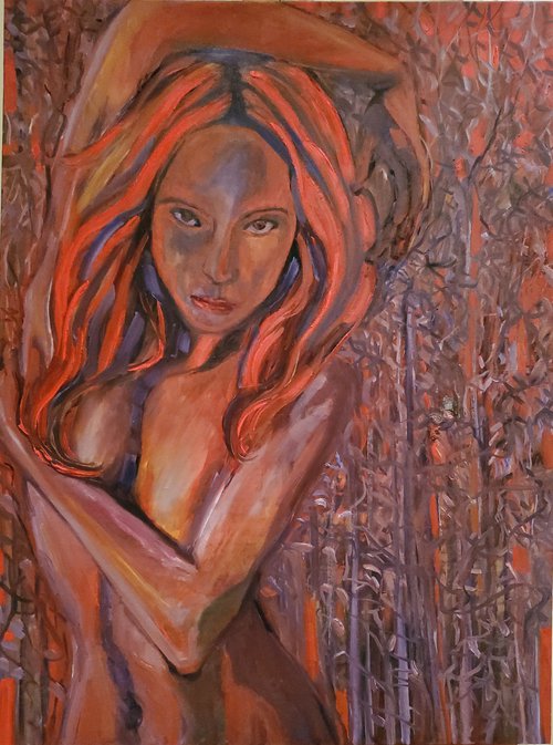 The red hair girl by Claudia Florentina Kusznirczuk