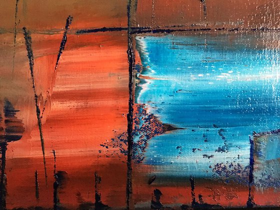 "Apparition Series" - Save As A Series - FREE USA Shipping - Original Large PMS Abstract Diptych Oil Paintings On Canvas - 36" x 36"