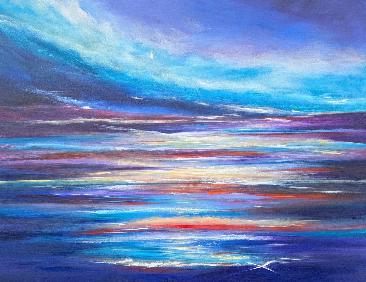 Blue Reverie By Mel Graham, 39 X 31, Artwork For Sale On Artfinder