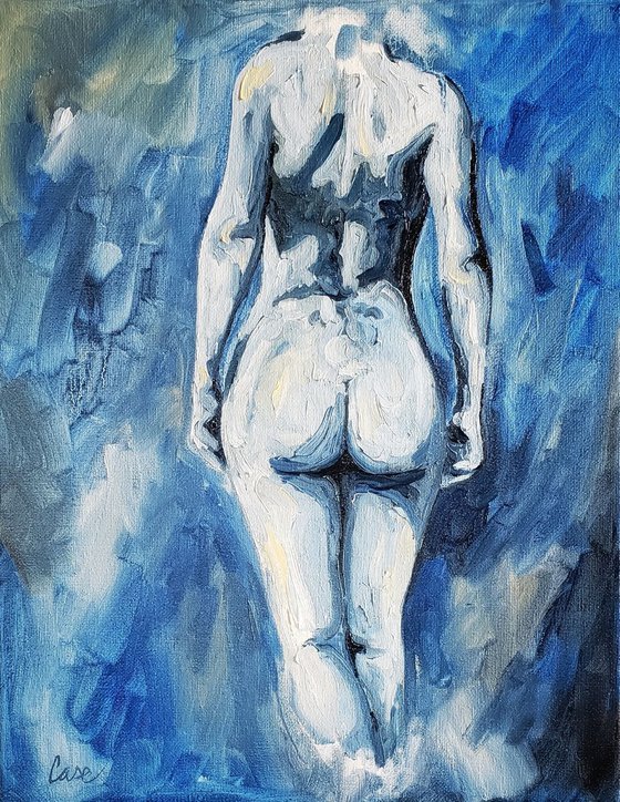 Nude - Figure - "The Blue Nude"