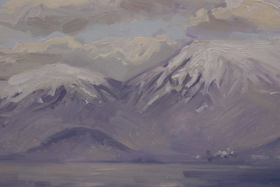 Misty winter afternoon