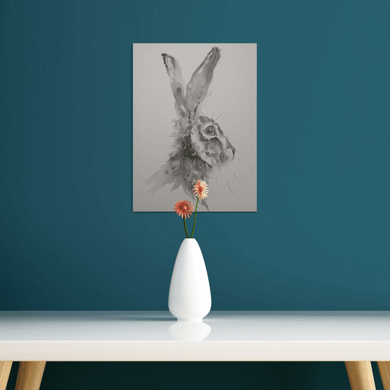 Monochrome hare