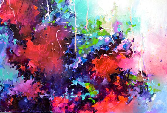 Fresh Moods 118 - 100x70 Abstract Painting