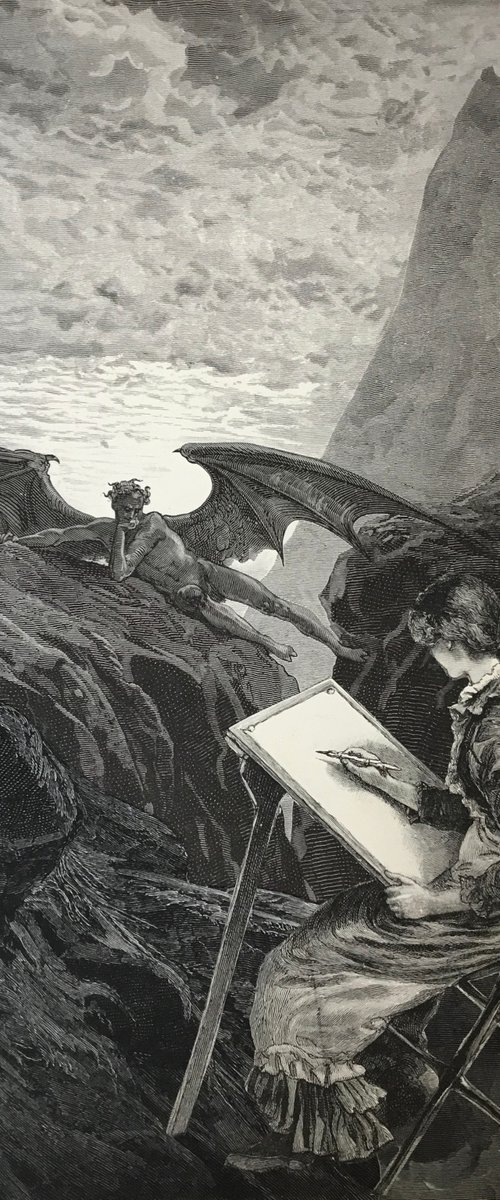 The Drawing Lesson by Tudor Evans