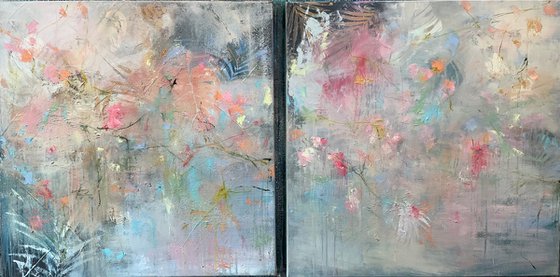 Grow and bloom ( diptych)