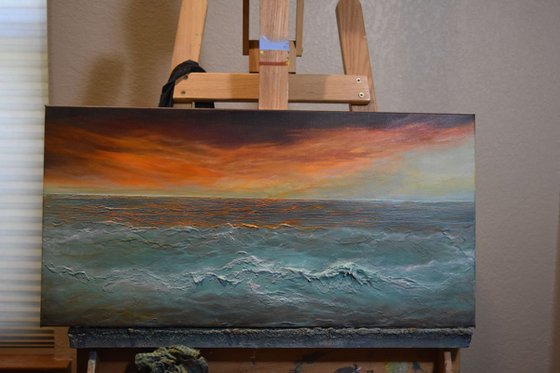 Coastal Zen Ocean paintings Sescapes Sunsets Sky paintings