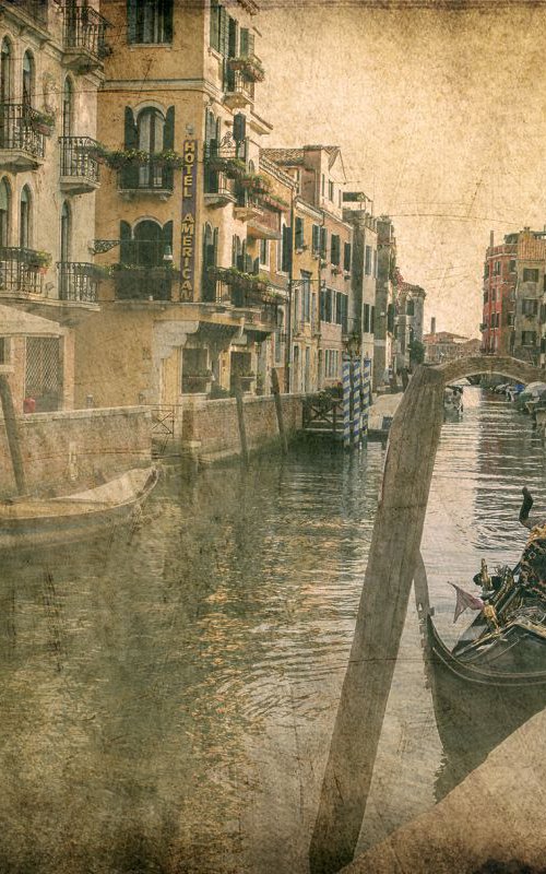 Gondoliere in Venice by Chiara Vignudelli