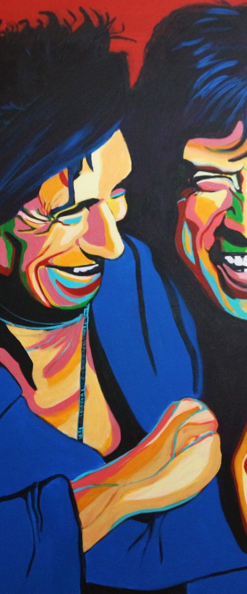Keith and Mick by Gisella Stapleton