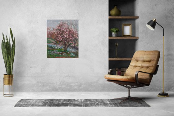 LANDSCAPE "Blooming tree"