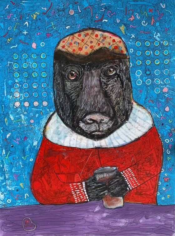 Drinking dog #149