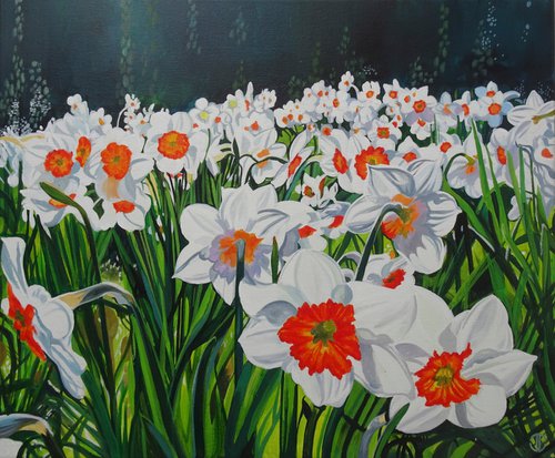 A Host Of Cheerful Daffodils by Joseph Lynch