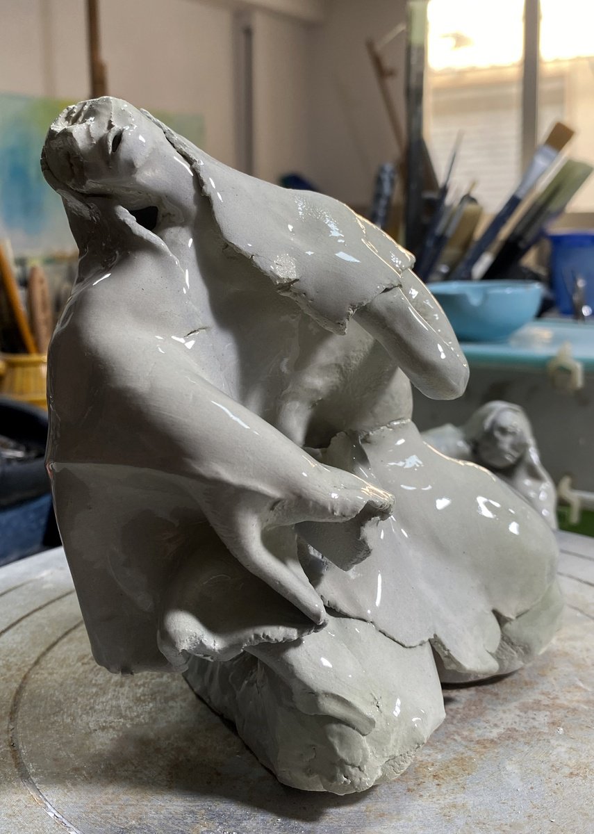 Organic Clay Sculpture , La Madri Di Gaza - Le Madri By YS?rei, 6 X 6, Artwork For Sale On Artfinder