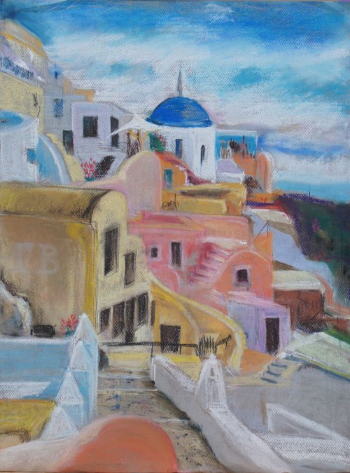 Santorini. by Gennadi Belousov