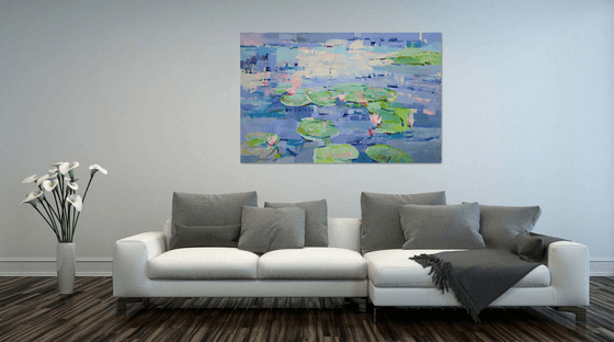 Water lilies XXL Painting