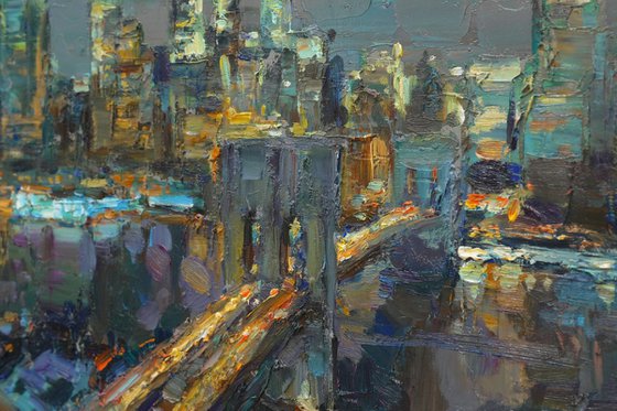 Light of the night city