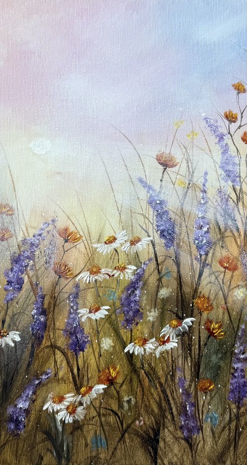 Flowering meadow by Tanja Frost