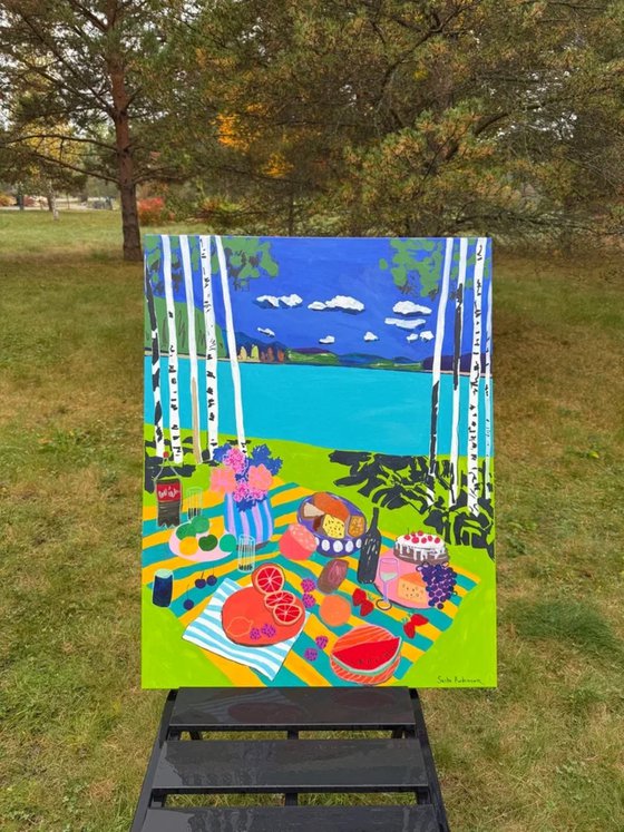 Summer Lakeside Picnic