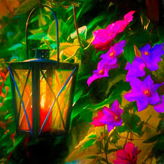 Floral Lamp