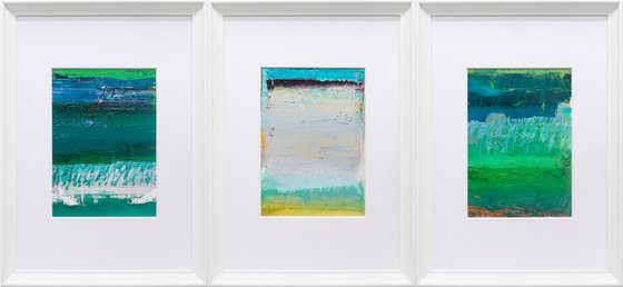 SET of 3, ABSTRACT STUDY