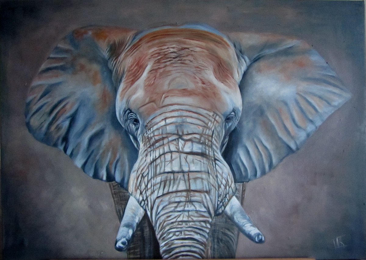 Brooding Elephant by Ira Whittaker