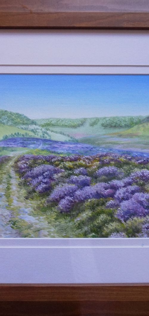 Heather Path in Horcum #2 by Jayne Farrer