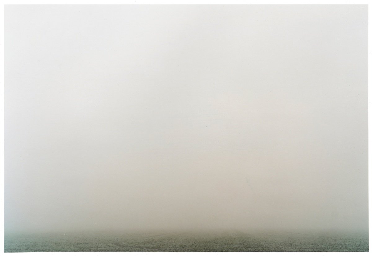 Urban And Pop Landscape Photograph By Richard Heeps, 43 X 32", 0º00 Longitude 52º12N Latitude Field East Of Hardwick, 2001, Artfinder