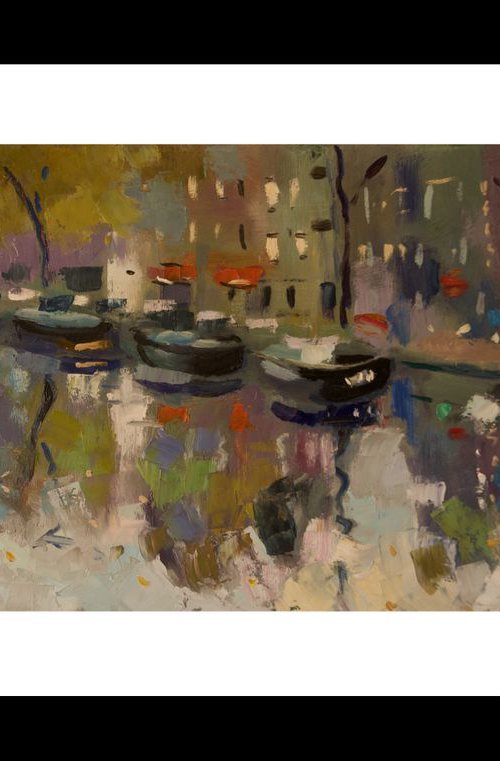 Canal Reflections by Andre Pallat