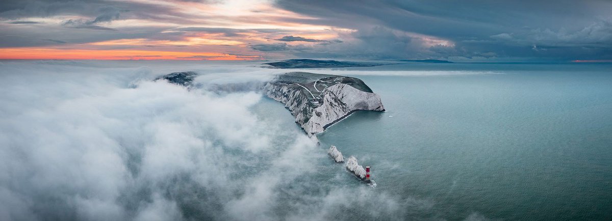 ’The Yin & Yang’ The Needles Isle of Wight Giclee Fine Art Print by Chad Powell