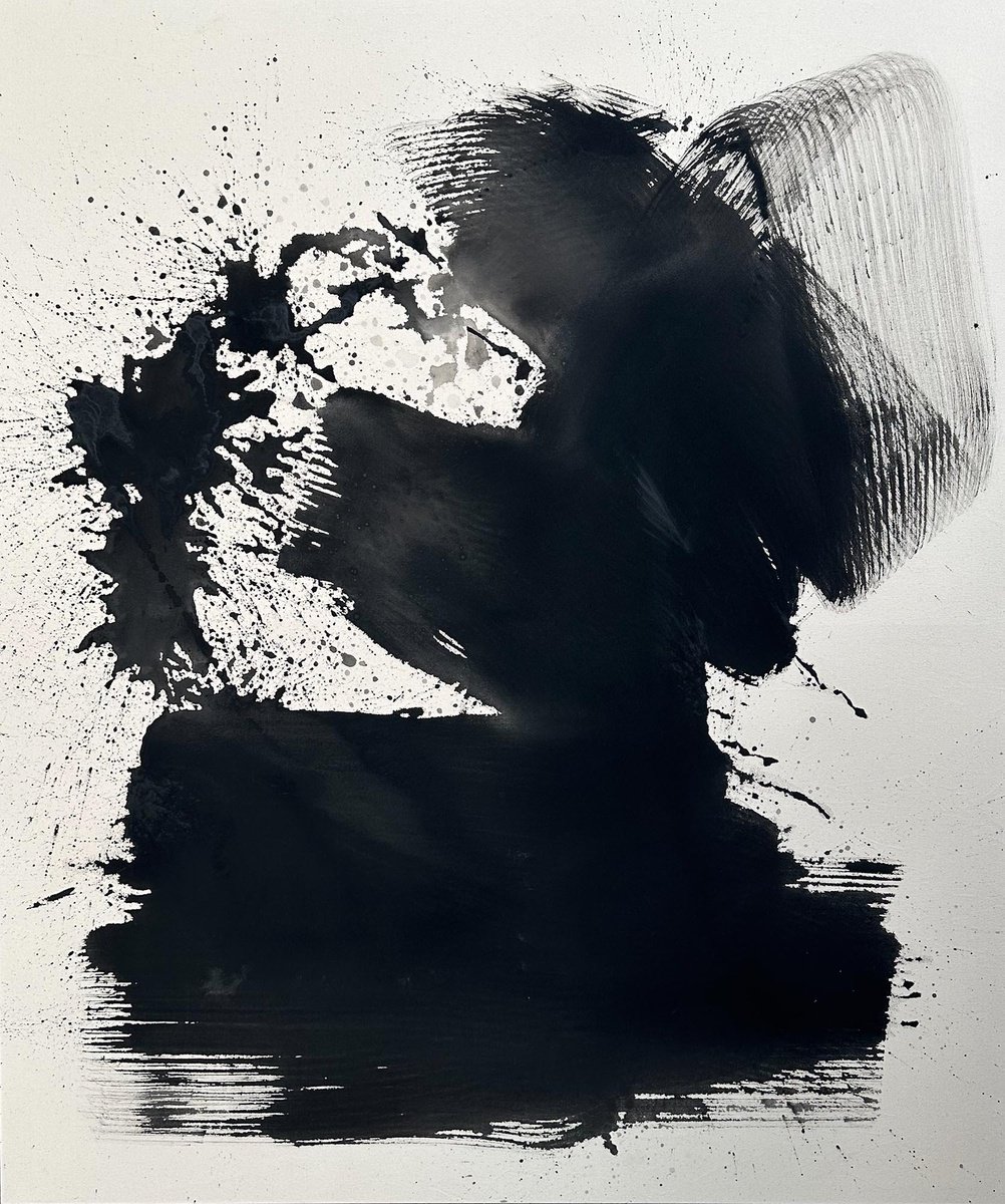 Abstract Landscape Acrylic Painting By Omar Obaid, 59 X 71", Lost Control 2, Original Artwork