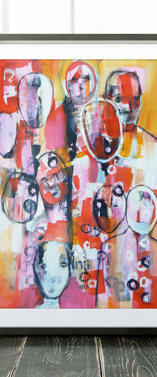 Graffiti people  #1 by Carolynne Coulson