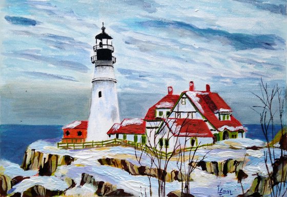 Red Roofs by the Sea