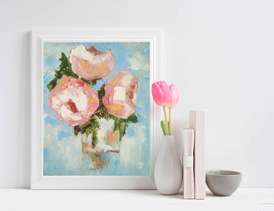 Peonies in a vase