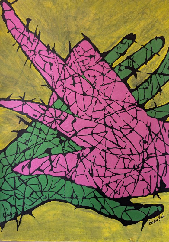 Bound Together-Abstract Art Painting