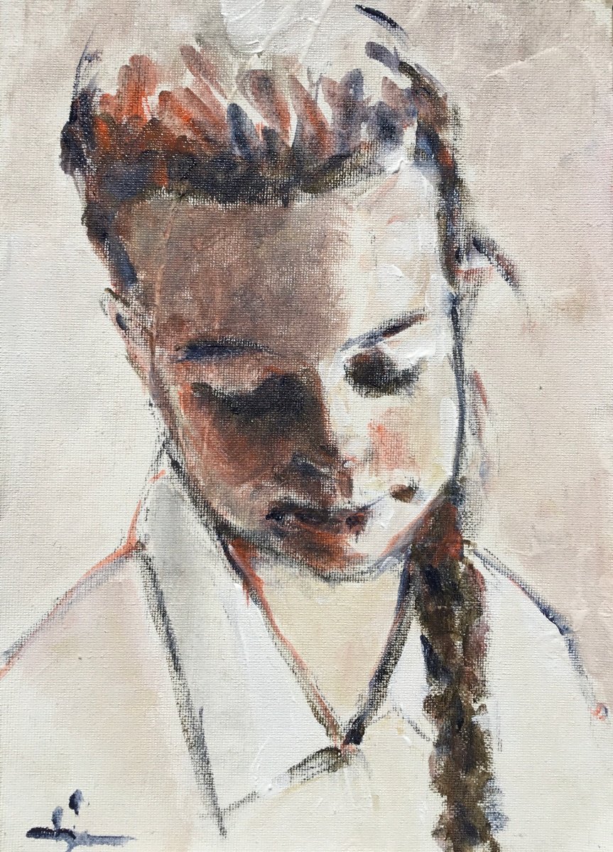 The Braid By Dominique Deve, 8 X 11, Artwork For Sale On Artfinder