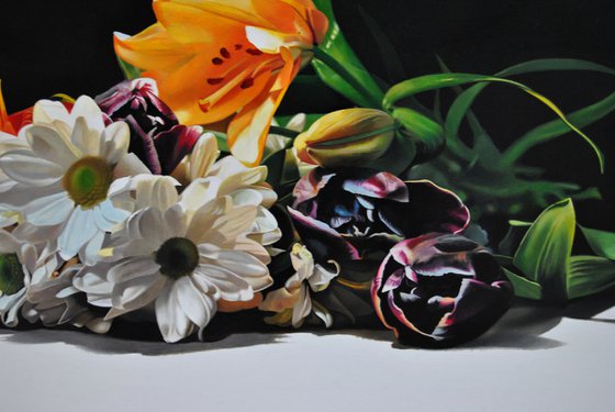 Still life with  flowers