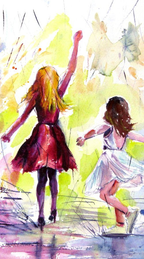 Dancing in the rain IV by Kovács Anna Brigitta