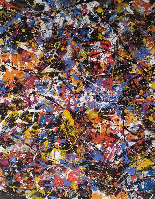 Abstract minimalism ACRYLIC on CANVAS by M.Y. by Max Yaskin